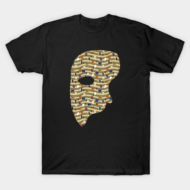 Masquerade (Shape) T-Shirt by SpectreSparkC